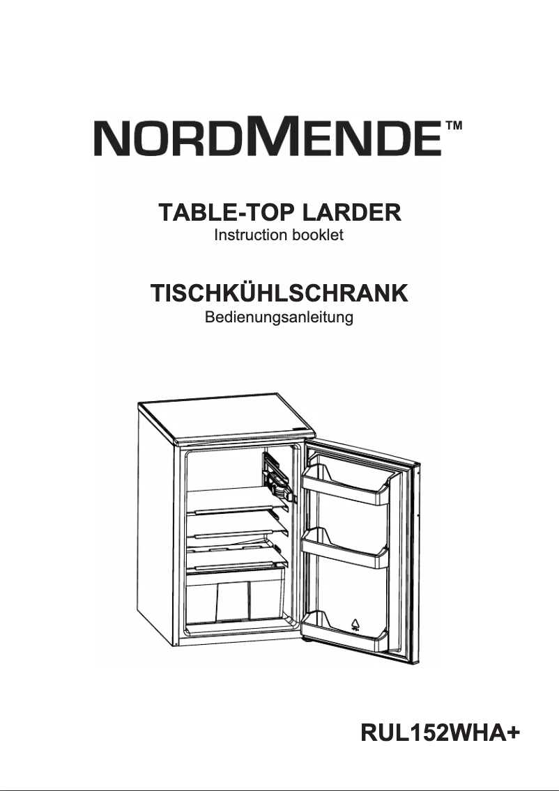Page n°1 - Manuel utilisateur Nordmende RUL152WHAPLUS