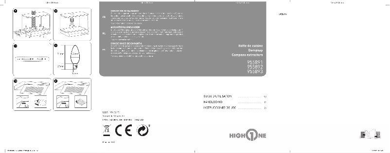 Page n°1 - Manuel utilisateur High One CH 60 W SIC