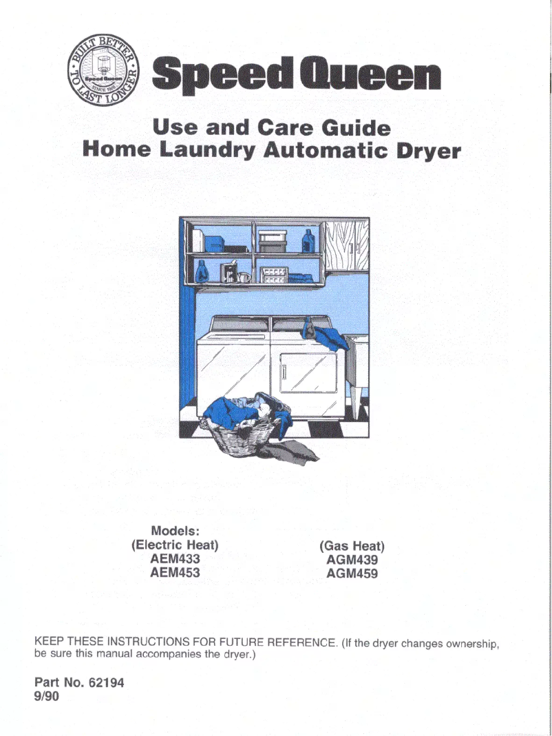 Image de la première page du manuel de l'appareil AGM439W