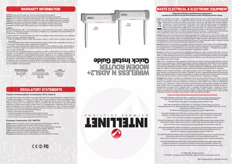 Image de la première page du manuel de l'appareil 525299