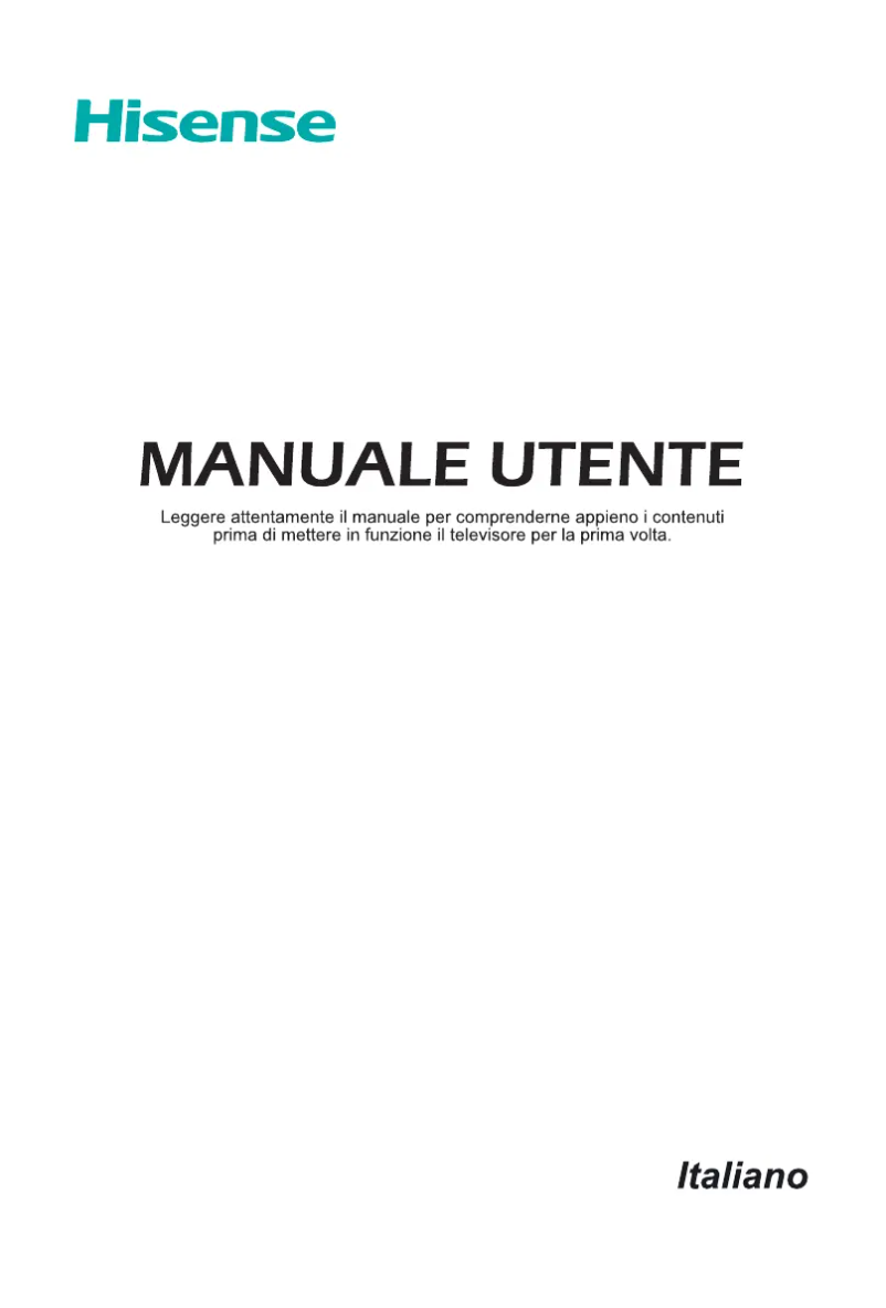 Page 1 de la notice Manuel utilisateur Hisense H55A6570