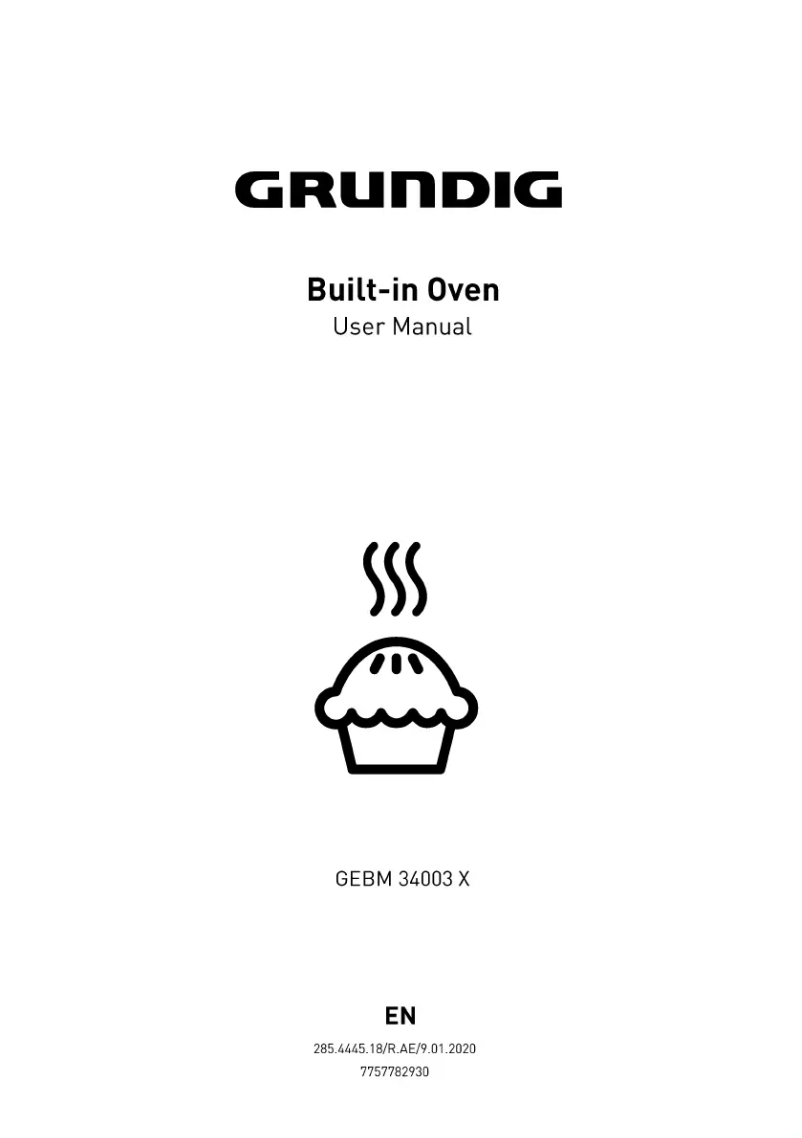 Page n°1 - Manuel utilisateur Grundig GEBM 34003 X