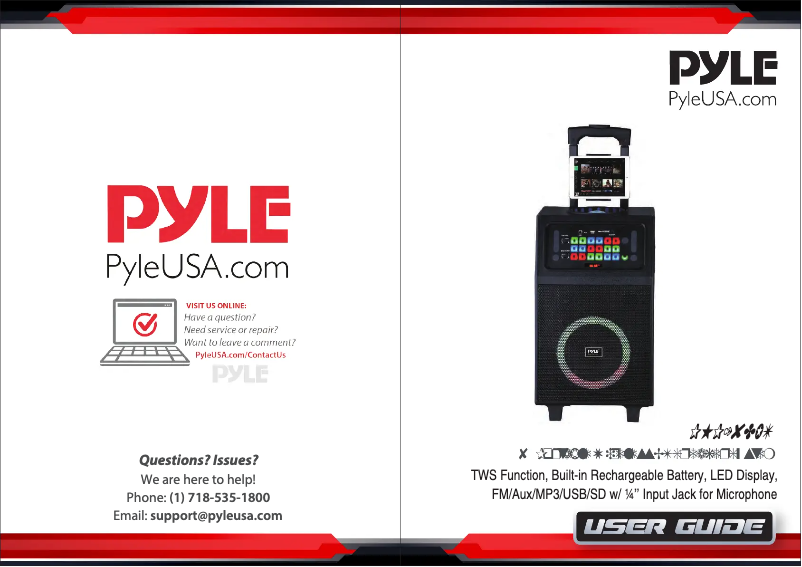 Image de la première page du manuel de l'appareil PHP18DJT