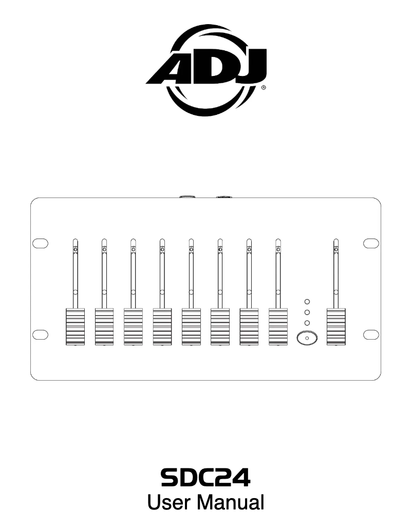 Página 1 del manual Manual de usuario American DJ SDC24