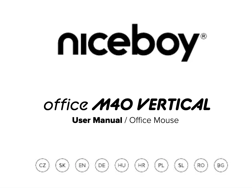 Page n°1 - Manuel utilisateur Niceboy OFFICE M40 Vertical