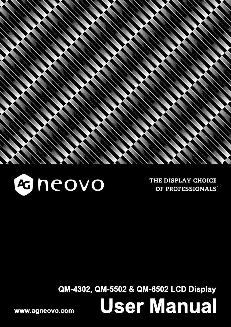 Image de la première page du manuel de l'appareil QM-43