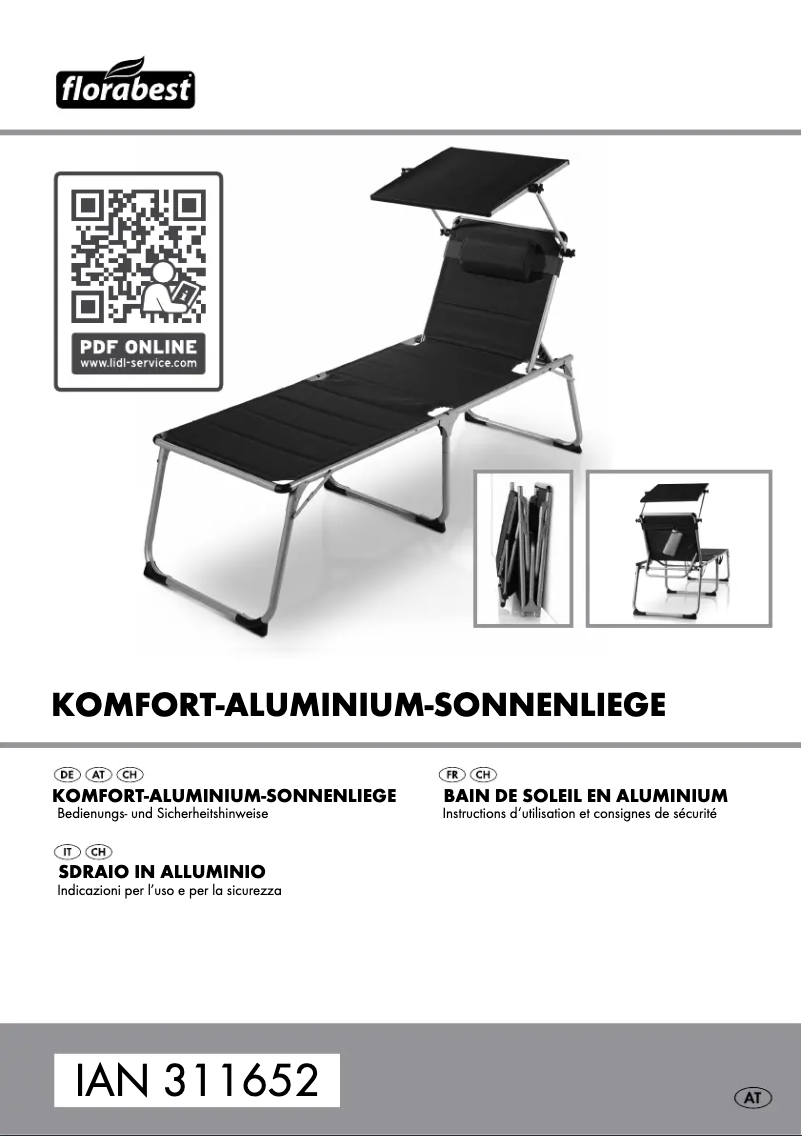 Page 1 de la notice Manuel utilisateur Florabest IAN 352178