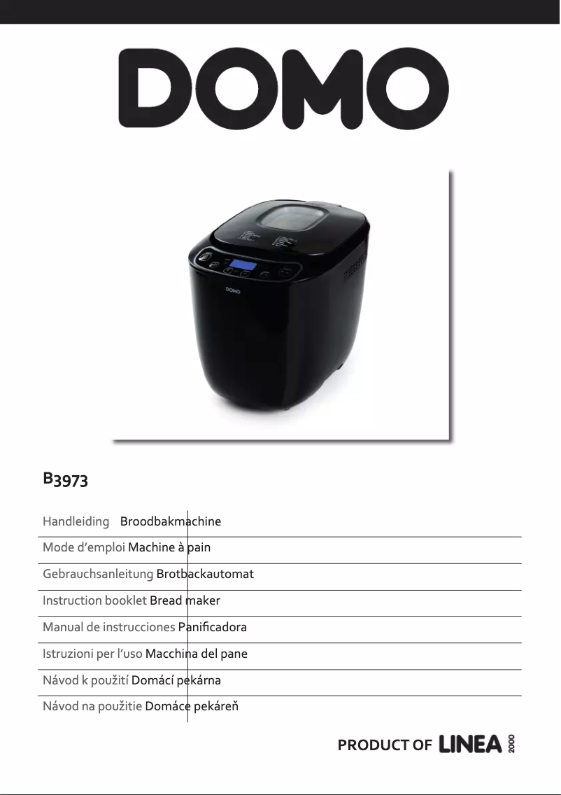 Page 1 de la notice Manuel utilisateur Domo B3973