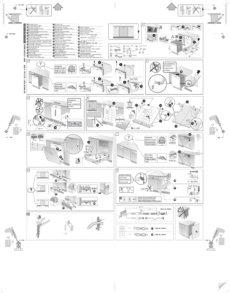 Page n°1 - Guide d'installation Blaupunkt 5VF 703NP
