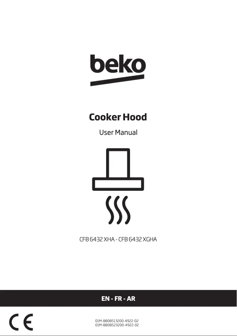 Page n°1 - Manuel utilisateur Beko CFB 6432 XHA