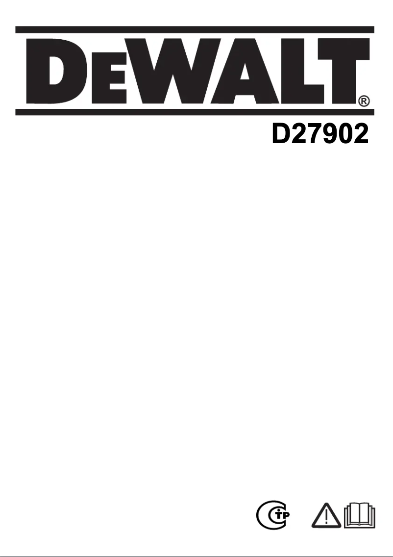 Página 1 del manual Manual de usuario DeWalt D27902