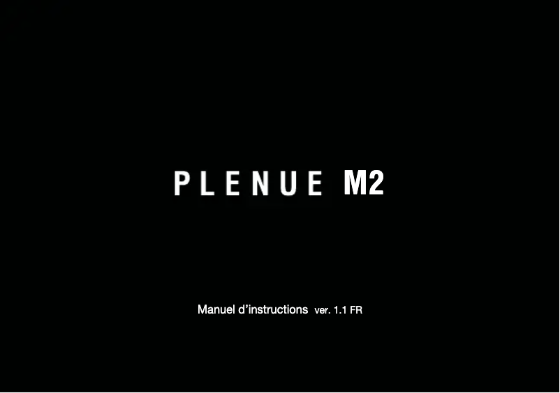 Page n°1 - Manuel utilisateur Cowon Plenue M2