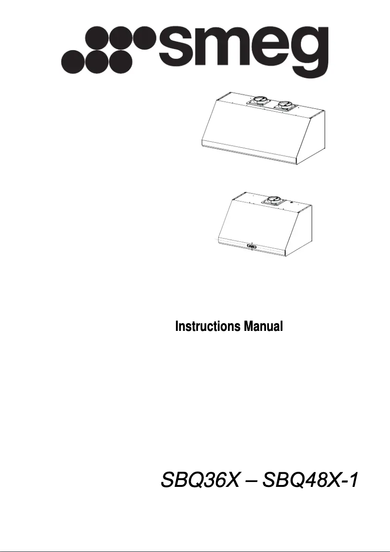 Page 1 de la notice Manuel utilisateur Smeg SBQ36X