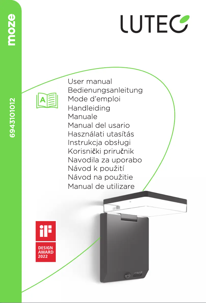 Page n°1 - Manuel utilisateur Lutec Moze