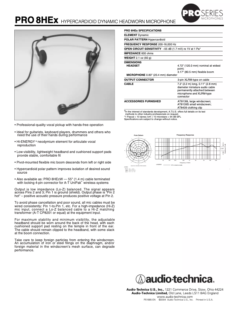 Image de la première page du manuel de l'appareil PRO 8HEx