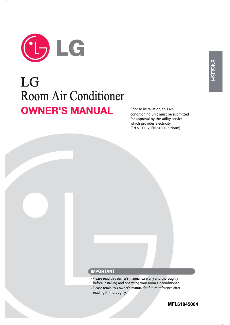 Page n°1 - Manuel utilisateur LG GSNH186TMM0