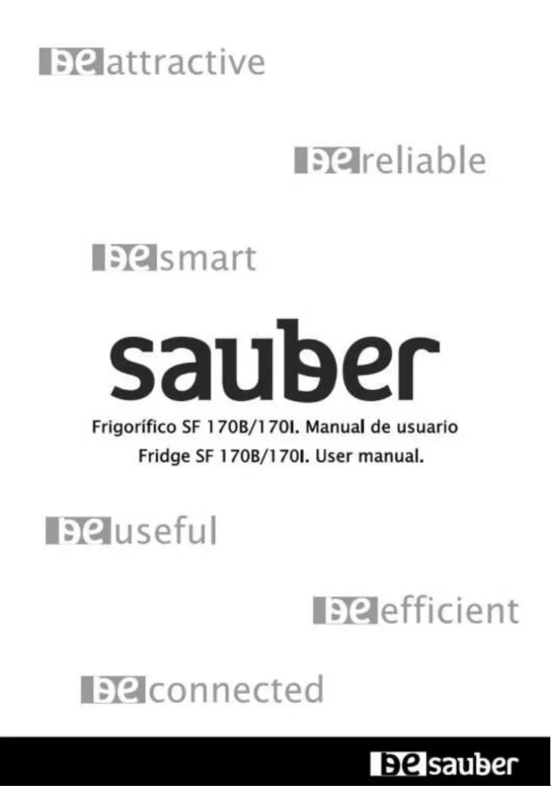 Página 1 del manual Manual de usuario Sauber SF170B