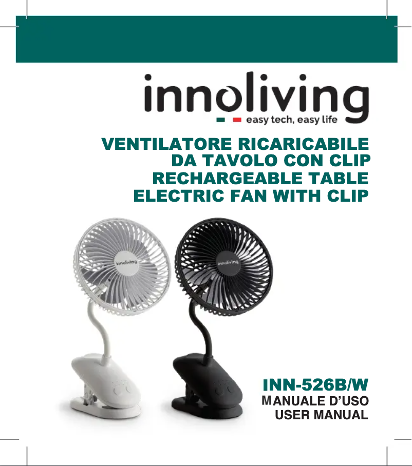 Page 1 de la notice Manuel utilisateur Innoliving INN-526B