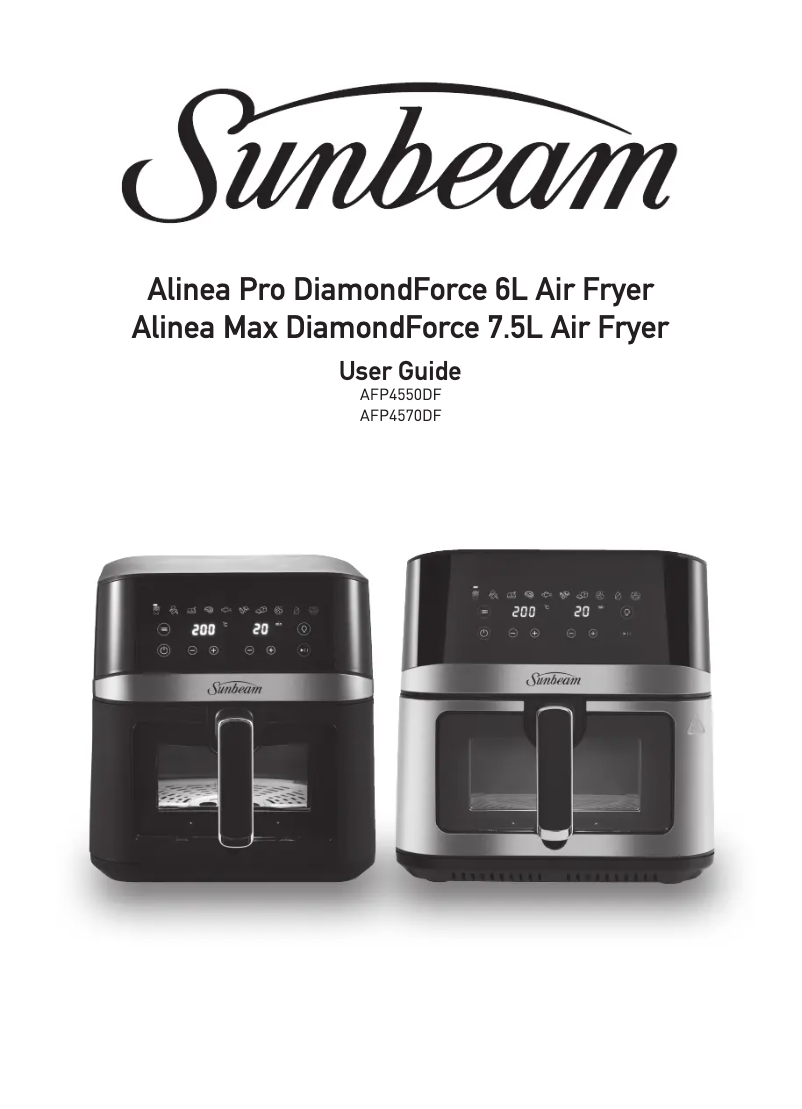 Page 1 de la notice Manuel utilisateur Sunbeam Alinea Pro DiamondForce AFP4550DF