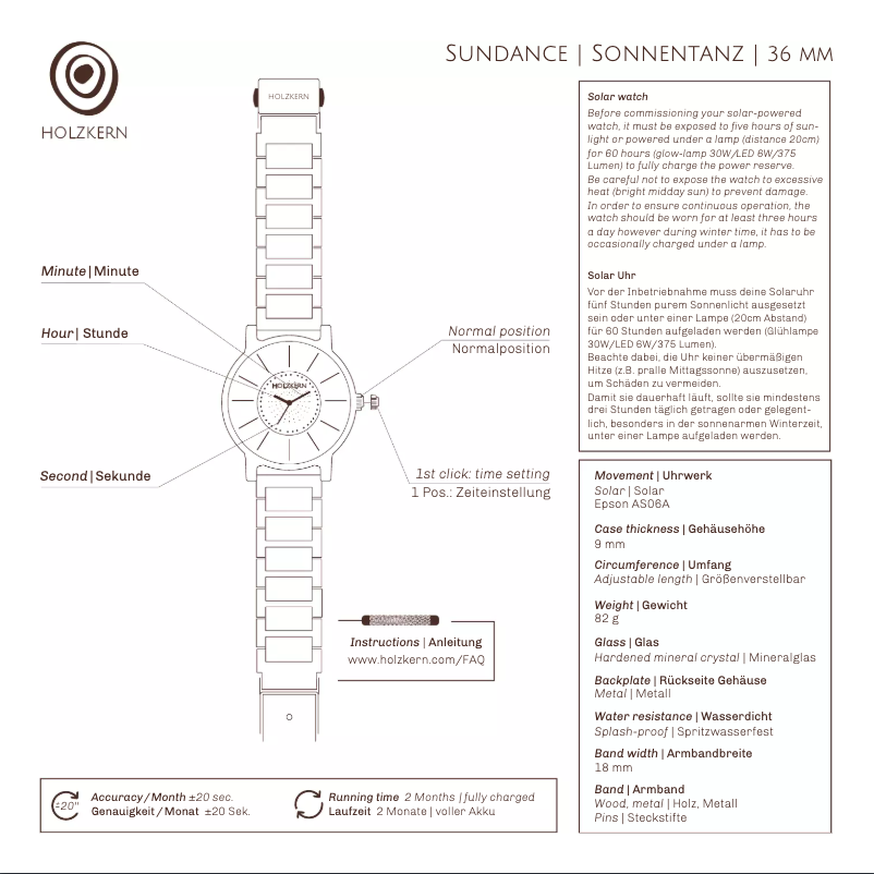 Image de la première page du manuel de l'appareil Solarium