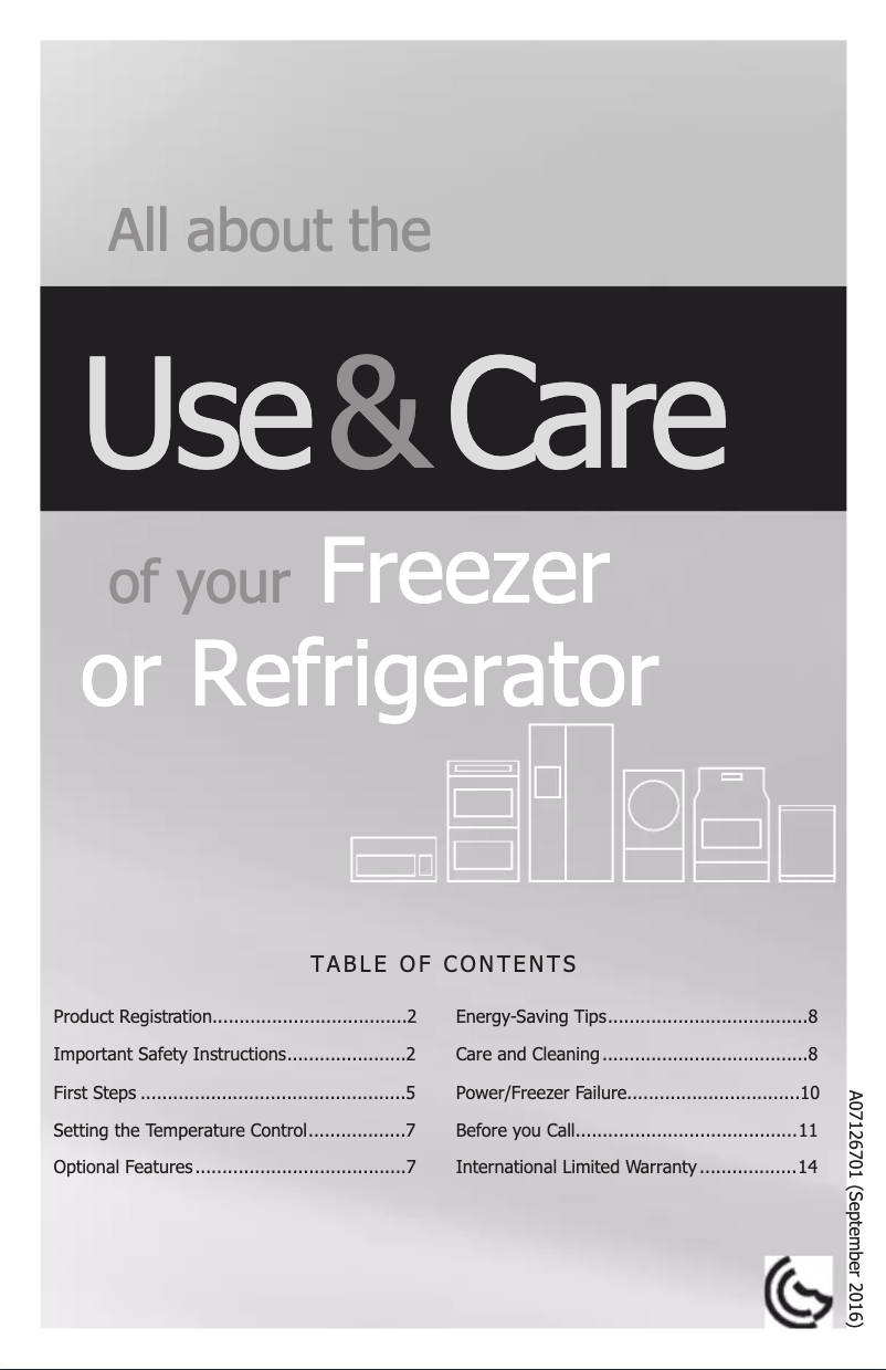 Page 1 de la notice Manuel utilisateur White-Westinghouse MUFD19V9QS