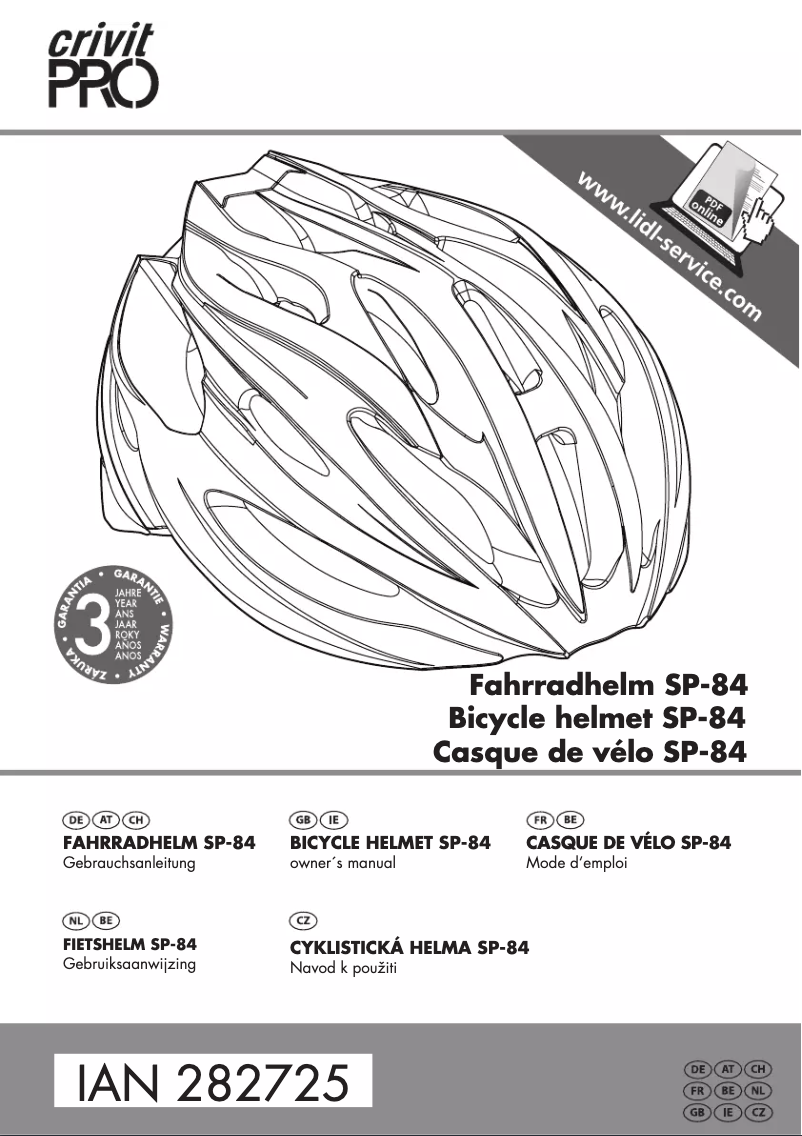 Page n°1 - Manuel utilisateur Crivit IAN 282725