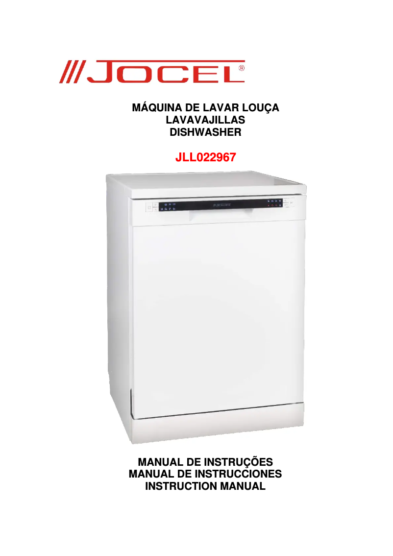 Image de la première page du manuel de l'appareil JLL022967
