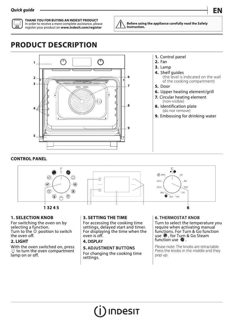 Page n°1 - Guide d'installation Indesit IFWS 4841 JH BL