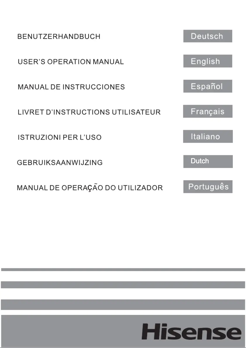 Page 1 de la notice Manuel utilisateur Hisense RQ760N4SASE