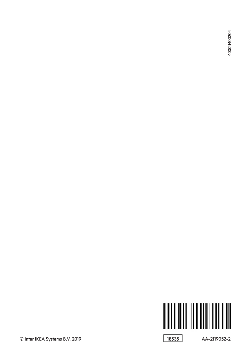 Page 1 de la notice Manuel utilisateur Ikea TINAD 504.432.22