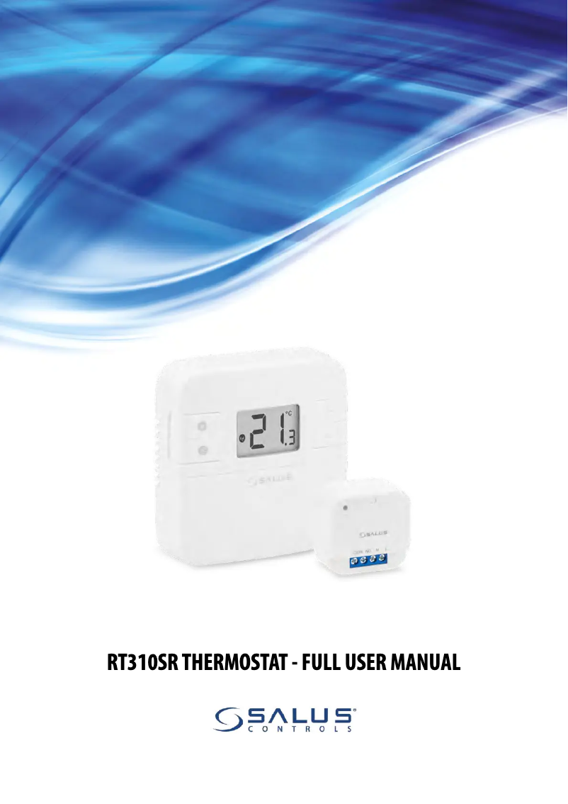 Imagen de la primera página del manual del dispositivo RT310SR