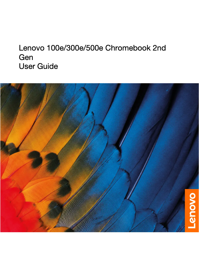 Page n°1 - Manuel utilisateur Lenovo Chromebook 300e
