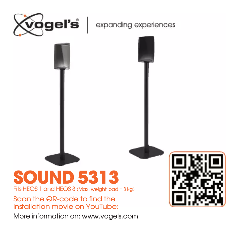 Page n°1 - Manuel utilisateur Vogel's Sound 5313