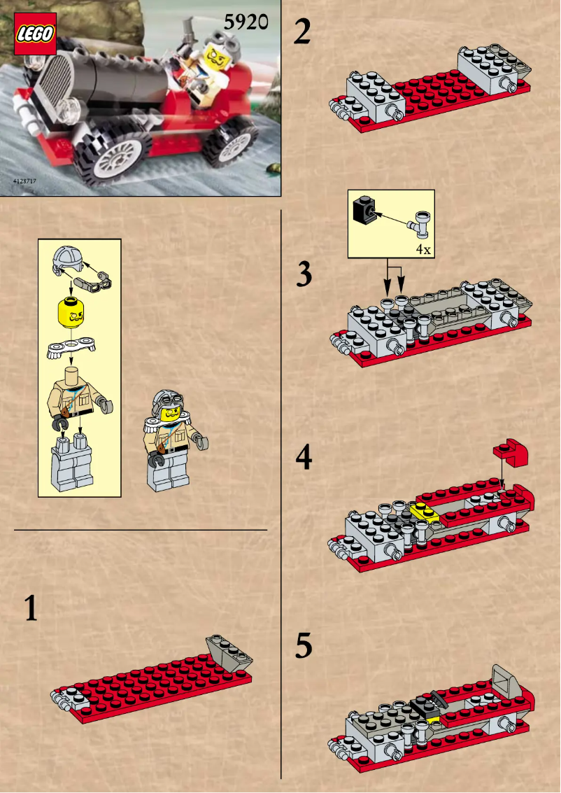 Page 1 de la notice Manuel utilisateur Lego Island Racer