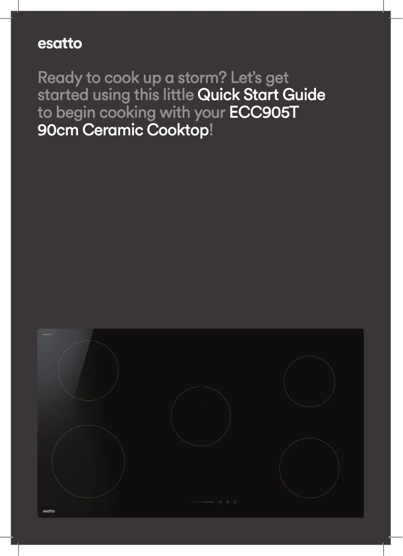 Page n°1 - Guide de démarrage rapide Esatto ECC905T