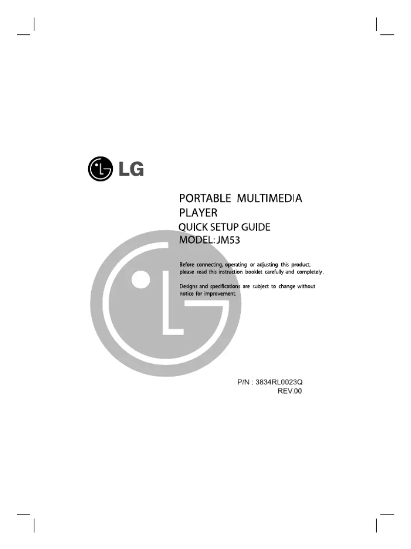 Page n°1 - Manuel utilisateur LG MF-JM53E8K