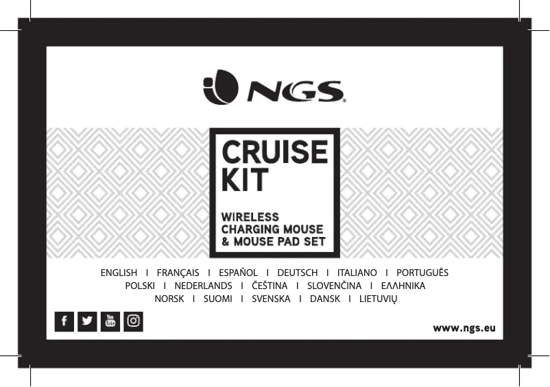 Page 1 de la notice Manuel utilisateur NGS Cruise KIT