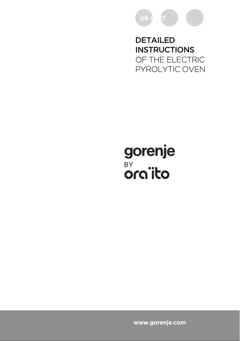 Image de la première page du manuel de l'appareil BOP747ORAW