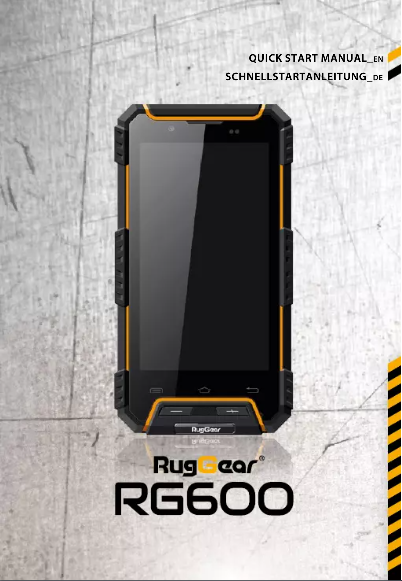 Page 1 de la notice Manuel utilisateur RugGear RG600