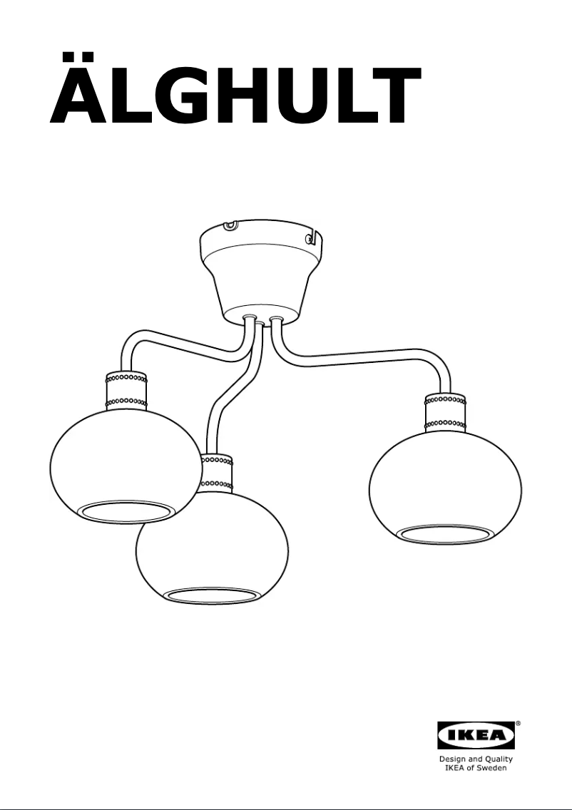 Image de la première page du manuel de l'appareil ALGHULT