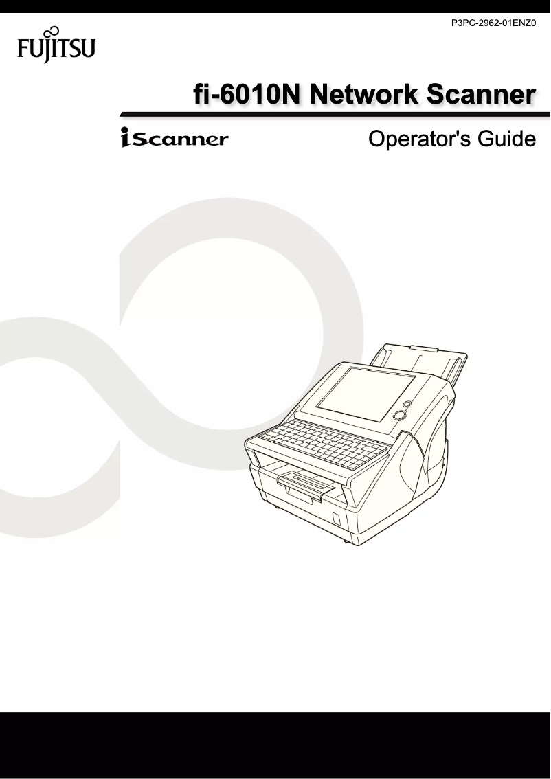 Page n°1 - Manuel utilisateur Fujitsu fi-6010N