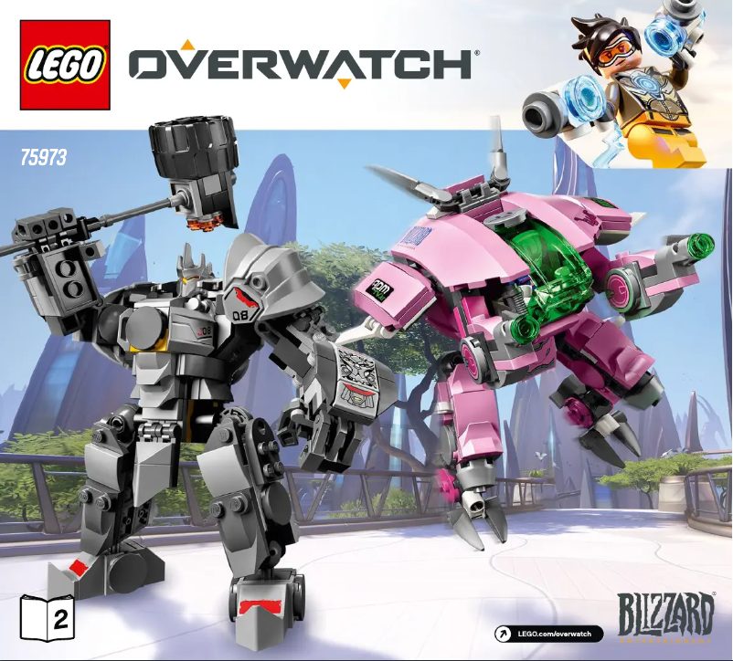 Page 1 de la notice Manuel utilisateur Lego Overwatch 75973