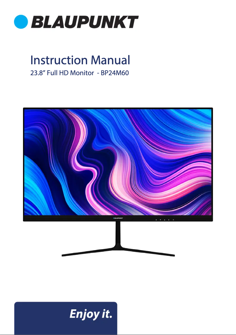 Image de la première page du manuel de l'appareil BP24M60