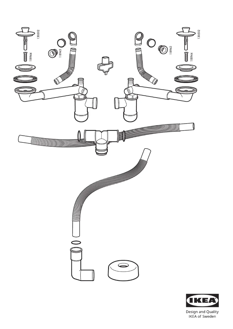 Page 1 de la notice Manuel utilisateur Ikea ODENSVIK 301.792.18