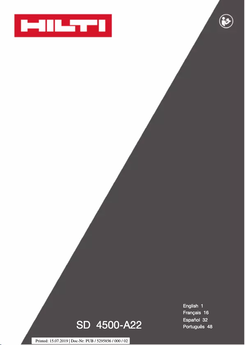 Página 1 del manual Manual de usuario Hilti X-EGN MX