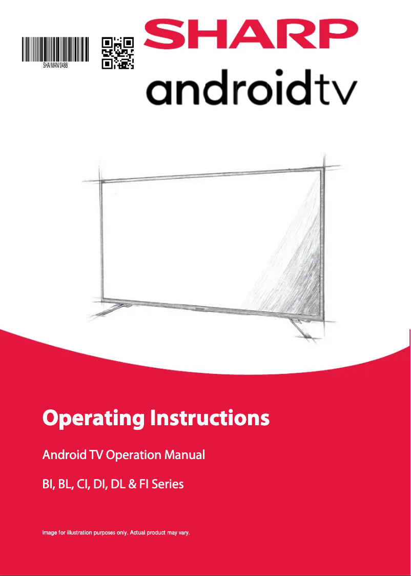 Page 1 de la notice Manuel utilisateur Sharp 40BI5KA