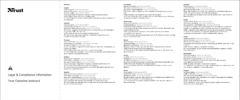 Image de la première page du manuel de l'appareil ClassicLine 20634