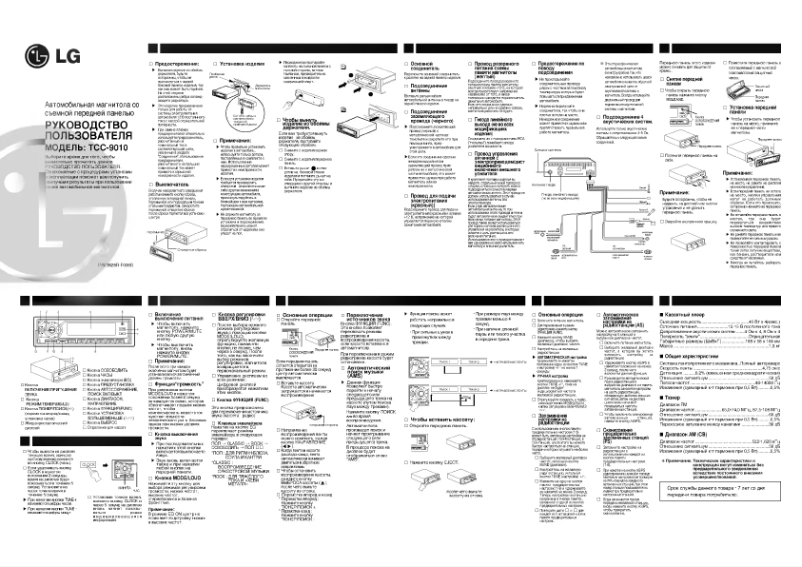 Imagen de la primera página del manual del dispositivo TCC-9010