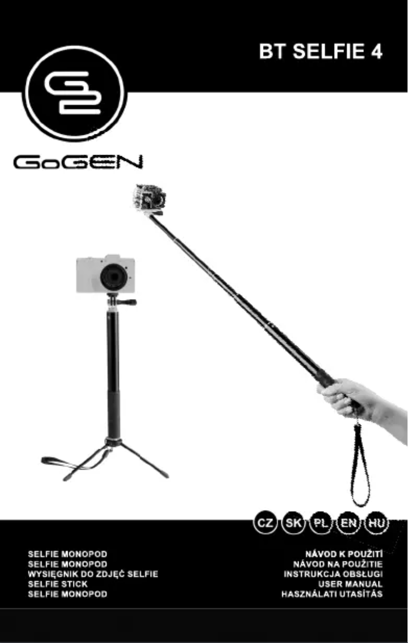 Page n°1 - Manuel utilisateur GoGen BTSELFIE4G