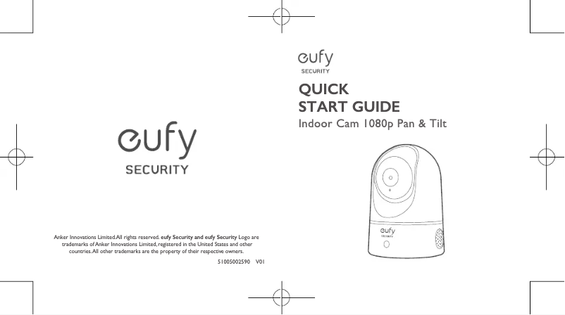 Page n°1 - Manuel utilisateur Eufy Indoor Cam 1080p Pan & Tilt
